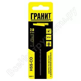 Сверло по металлу Гранит 165011