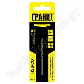 Сверло по металлу Гранит 165015