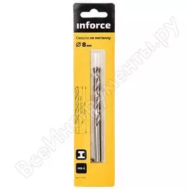 Сверло по металлу hss-g (8х117х75 мм) inforce 11-01-129