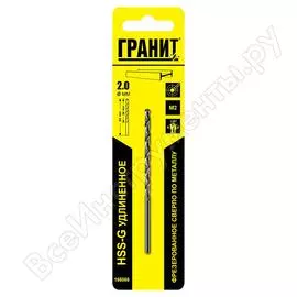 Удлиненное сверло по металлу Гранит 165065