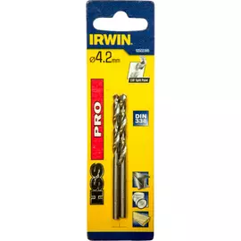 Сверло по металлу hss pro (2 шт; 4.2х43х75 мм) irwin 10502385