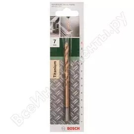 Сверло по металлу hss-tin (7x69x109 мм) diy bosch 2609255103
