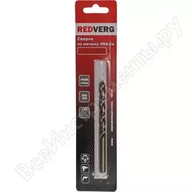 Кобальтовое сверло по металлу REDVERG 500401 6621076