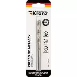 Сверло по металлу KRANZ Стандарт+ KR-91-0528