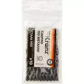 Сверло по металлу KRANZ KR-91-0621