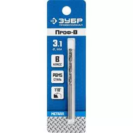 Сверло по металлу ЗУБР Проф-В 29621-3.1