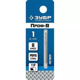 Сверло по металлу ЗУБР Проф-В 29621-1
