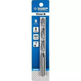 Сверло по металлу ЗУБР Проф-В Профессионал 29621-9