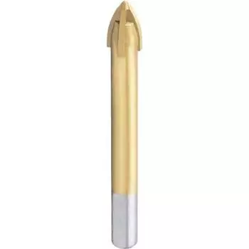 Сверло по стеклу и керамике Strong стс-044 5 мм, цилиндрический хвостик, 4 резца стс-04440005