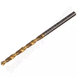 Сверло спиральное n vhm tin h (3.3х36х65 мм) holex 122301 3,3