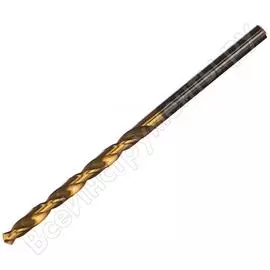 Сверло спиральное n vhm tin h (3.8х43х75 мм) holex 122301 3,8