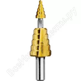 Двухмодульное ступенчатое сверло по сталям и цветным металлам ЗУБР ПРОФЕССИОНАЛ 29673-4-22