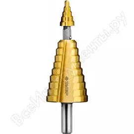 Двухмодульное ступенчатое сверло по сталям и цветным металлам ЗУБР ПРОФЕССИОНАЛ 29673-4-35