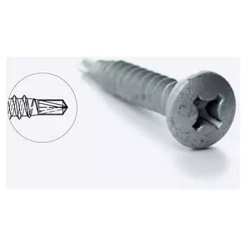 Сверлоконечный кровельный оцинкованный саморез Fachmann 5,5x35 мм, 1000 шт. 08.042