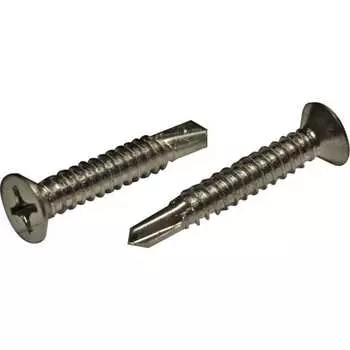 Сверлоконечный оцинкованный саморез ЦКИ 6.3х60 DIN7504-O 100 шт. 64907