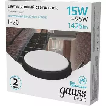 Светильник Gauss BASIC 193411315B