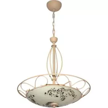 Светильник ЭЛЕТЕХ Романтика 300 НСБ 01-2x60-118 матовый шампань /корпус Орнамент бежевый ИУ 1005251598