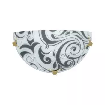 Светильник ЭЛЕТЕХ Мороз 300/2 НББ 21-60 М19 матовый белый декор /кл.зол. ИУ 1005205950