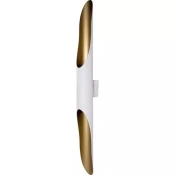 Светильник настенный ЭЛЕТЕХ Мишель 60, золотисто-белый, 2x25 1005405370