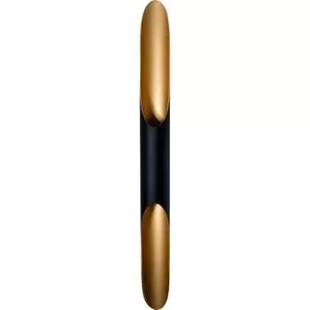 Светильник настенный ЭЛЕТЕХ Мишель 60, золотисто-черный, 2x25 1005405371