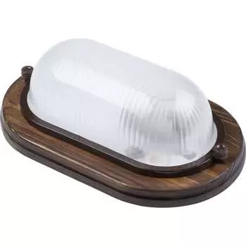 Светильник TDM НПБ1401 венге овал 60Вт IP54 SQ0303-0435