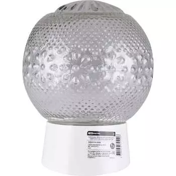 Светильник TDM ELECTRIC НББ 64-60-025 УХЛ4 (шар стекло Цветочек/наклонное основание) SQ0314-0006