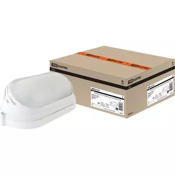 Светильник TDM НПБ1407 белый/овал ресничка 60Вт IP54 SQ0303-0053