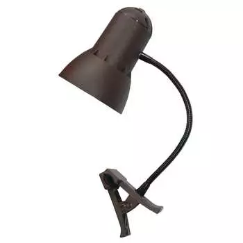 Светильник Трансвит на гибкой стойке 40Вт, без лампы, ЛОН, Е27 шоколад 302