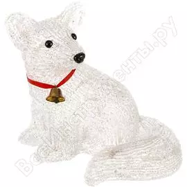 Светодиодная фигура "лисенок" uniel uld-m3225-032/sta white ip20 fox 9559