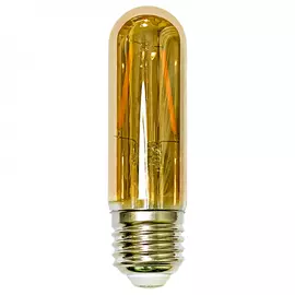Светодиодная филаментная лампа gis-solar ретро r63-e27-2вт.-100-gold r00629