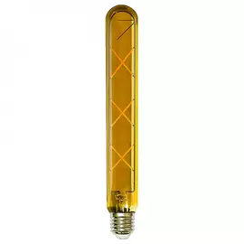 Светодиодная филаментная лампа gis-solar ретро r63-e27-6вт-225-gold r00827