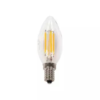 Светодиодная филаментная лампа HOROZ ELECTRIC FILAMENT CANDLE-4 4W 2700K E14 220-240V 001-013-0004 HRZ00002157