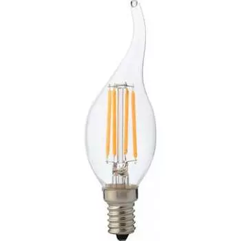 Светодиодная филаментная лампа HOROZ ELECTRIC FILAMENT FLAME-6 6W 4200K E14 220-240V 001-014-0006 HRZ01000346