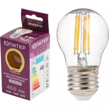 Светодиодная филаментная лампа Юпитер JP6004-03