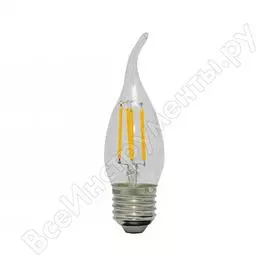 Светодиодная филаментная лампа старт led f-flamee27 9w27
