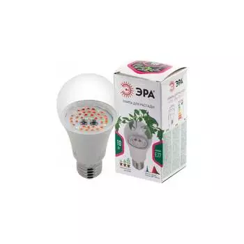 Светодиодная фитолампа для растений ЭРА FITO 10W RB E27 красно-синего спектра Б0050600