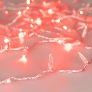Светодиодная гирлянда Ardecoled ARD-STRING-CLASSIC-1000-CLEAR-100LED-PULSE Red 31639