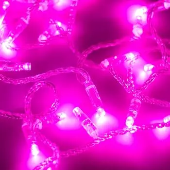 Светодиодная гирлянда Ardecoled ARD-STRING-CLASSIC-10000-CLEAR-100LED-FLASH PINK 25792