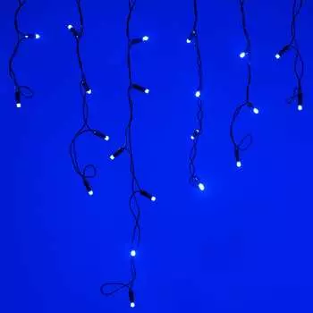 Светодиодная гирлянда Ardecoled ARD-EDGE-CLASSIC-2400x600-BLACK-88LED-STD BLUE 26009