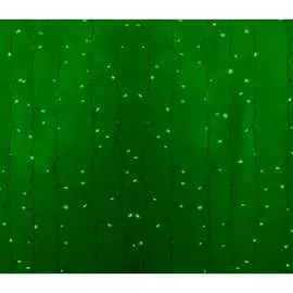 Светодиодная гирлянда neon-night дождь 8 режимов 2х0.8м 160 led, прозрачный провод, зёленый 235-104