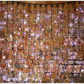 Светодиодная гирлянда neon-night дождь постоянное свечение 2х6м 1500 led белый 237-165