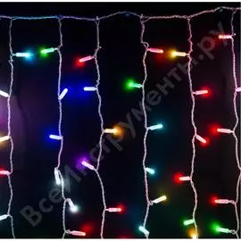 Светодиодная гирлянда neon-night дождь свечение с динамикой 2х3м 600 led прозр провод rgb 245-319