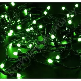 Светодиодная гирлянда neon-night нить с эффектом мерцания 10м 100 led, зелёный, без комплекта подключения 305-274