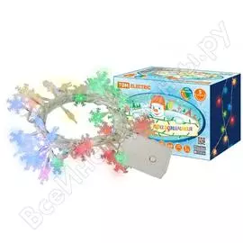 Светодиодная гирлянда TDM ELECTRIC Снежинки SQ0361-0047