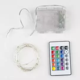 Светодиодная гирлянда Uniel Роса ULD-S0200-020/DTB/3AA/RC UL-00007247