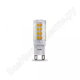 Светодиодная лампа 4вт 220в блистер camelion led4-g9/845/g9 12245