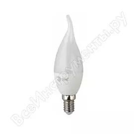 Светодиодная лампа эра eco led bxs-10w-840-e14 свеча на ветру, 10 вт, нейтральный, e14 б0040886
