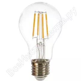 Светодиодная лампа эра f-led а60-5w-827-e27 б0019010