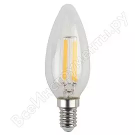 Светодиодная лампа эра f-led b35-5w-840-e14 б0019003
