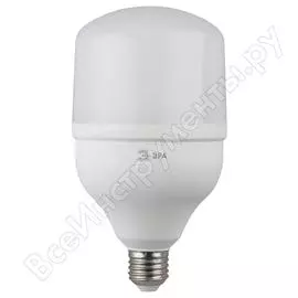 Светодиодная лампа эра led, power, t120, 40w, 6500, e27, 40вт, e27, колокол, холодный белый б0047644